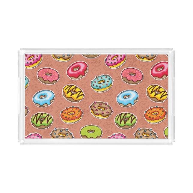 Doughnuts  acrylic tray (Front)