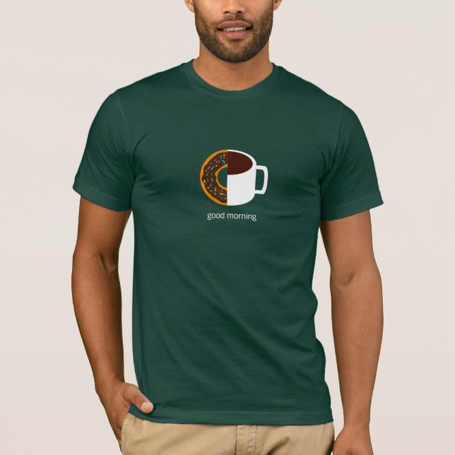 Doughnuts and Coffee T-Shirt (Front)