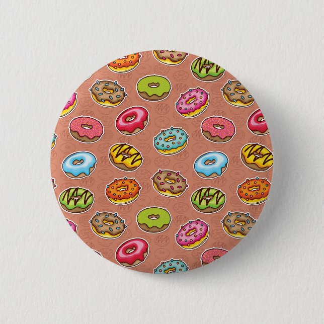 Doughnuts Button (Front)