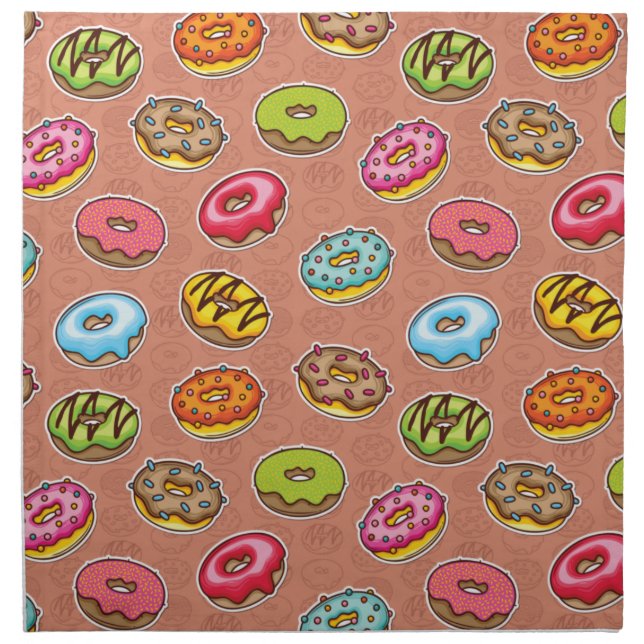 Doughnuts  cloth napkin (Front)