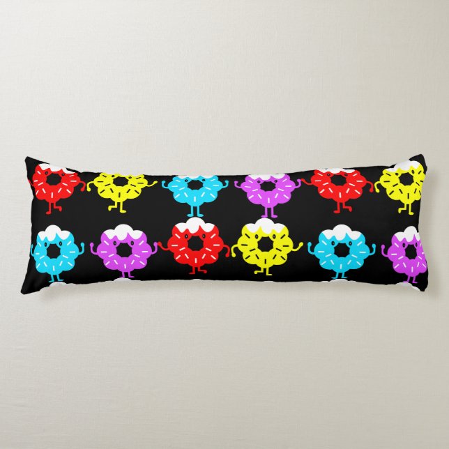 Doughnuts Donut Lovers Body Pillow (Front)