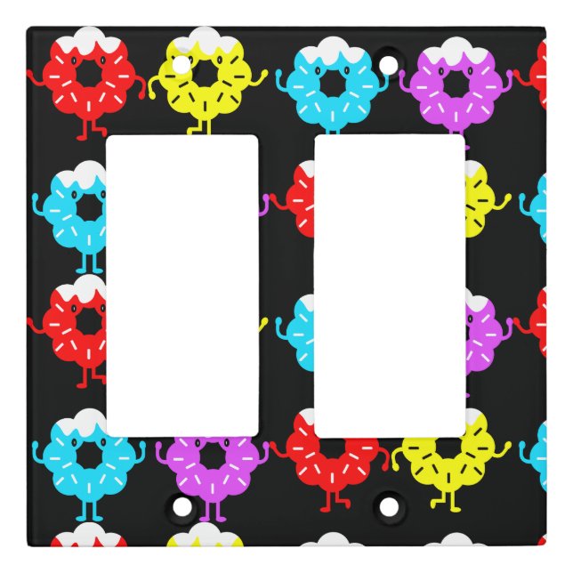 Doughnuts Donut Lovers Light Switch Cover (Front)
