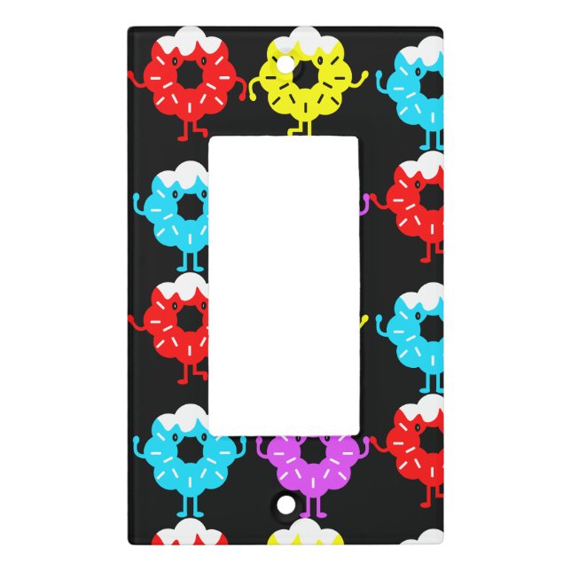 Doughnuts Donut Lovers Light Switch Cover (Front)