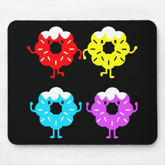 Doughnuts Donut Lovers Mouse Pad (Front)