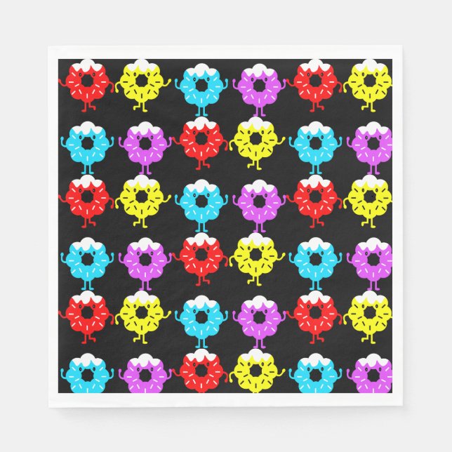 Doughnuts Donut Lovers Napkins (Front)
