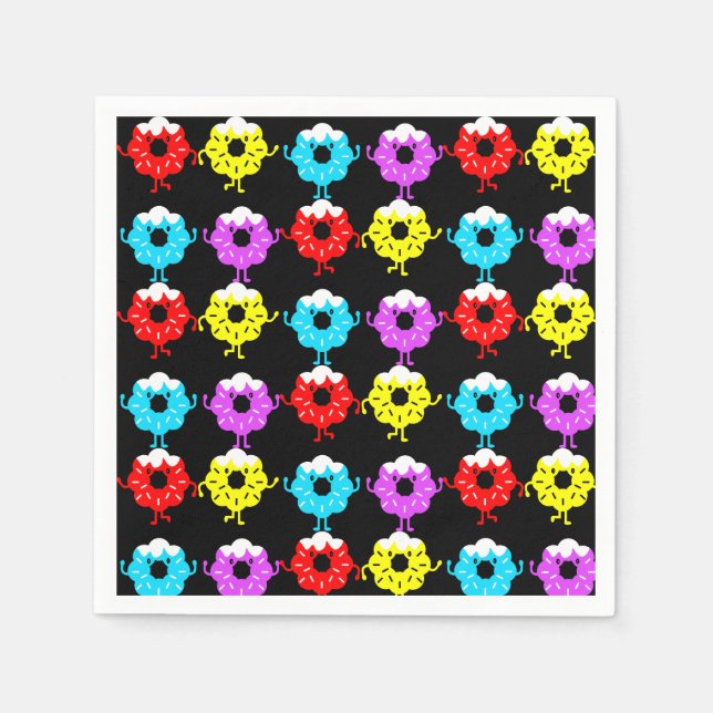 Doughnuts Donut Lovers Napkins (Front)
