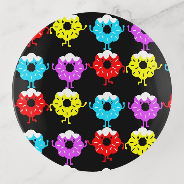 Doughnuts Donut Lovers Trinket Tray (Front)