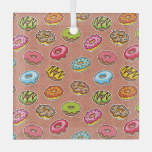 Doughnuts  glass ornament