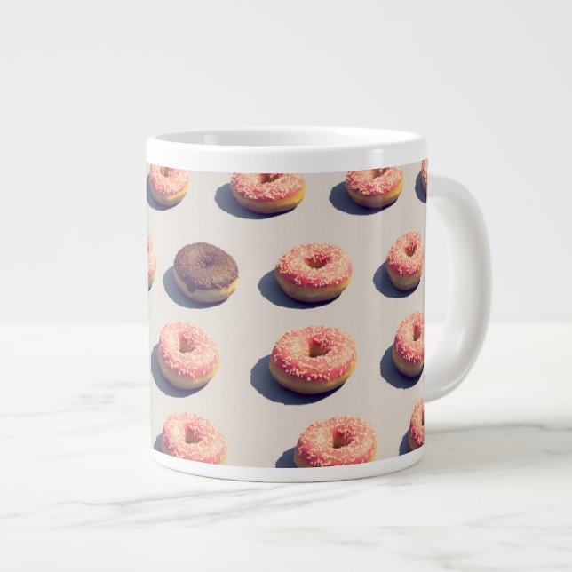 Doughnuts In A Group Giant Coffee Mug (Front Right)