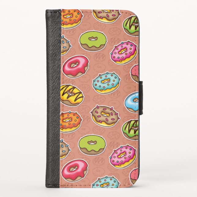 Doughnuts  iPhone wallet case (Front)