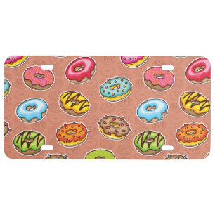 Doughnuts  license plate