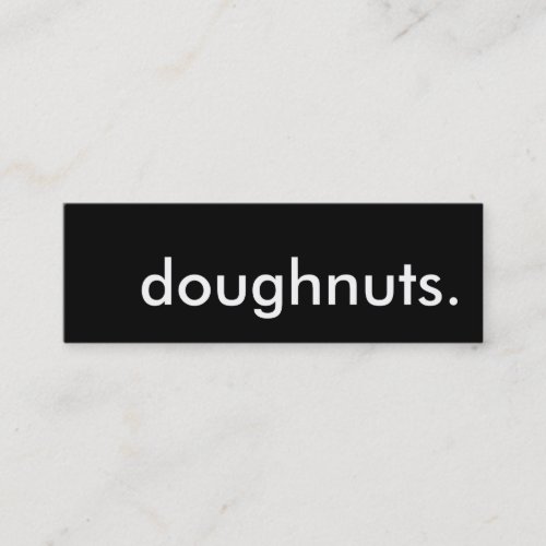 doughnuts loyalty punch card