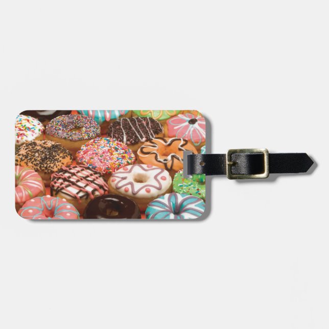 doughnuts luggage tag (Front Horizontal)