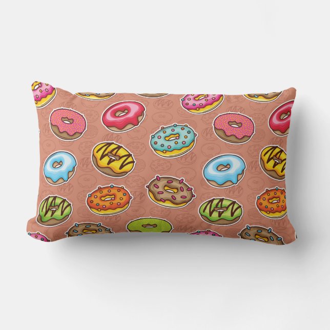 Doughnuts  lumbar pillow (Front)