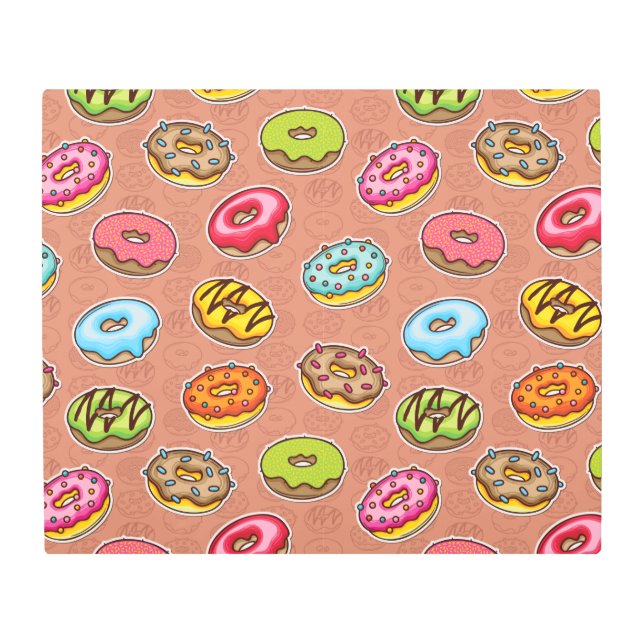 Doughnuts  metal print (Front)