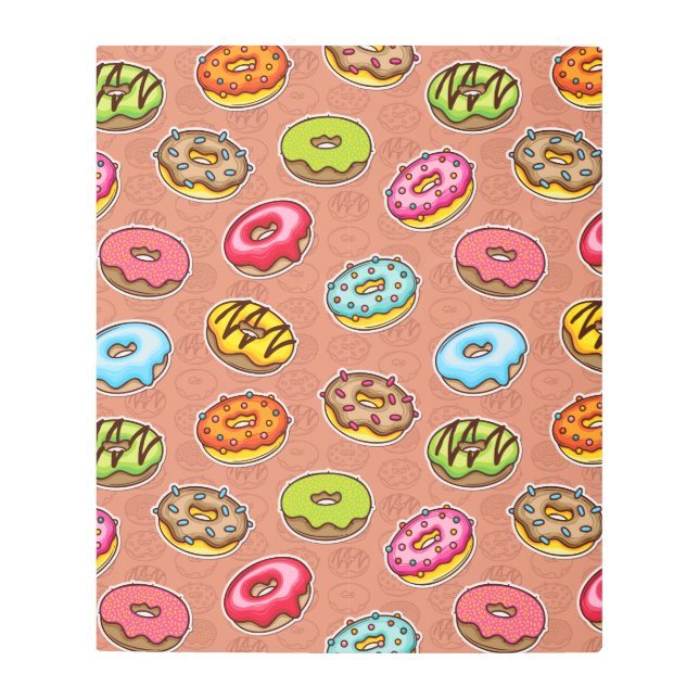 Doughnuts  metal print (Front)