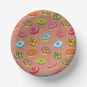 Doughnuts Paper Bowls