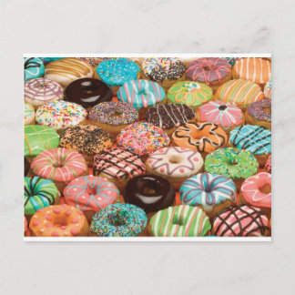 doughnuts postcard