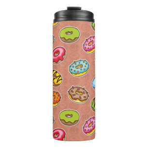 Doughnuts thermal tumbler