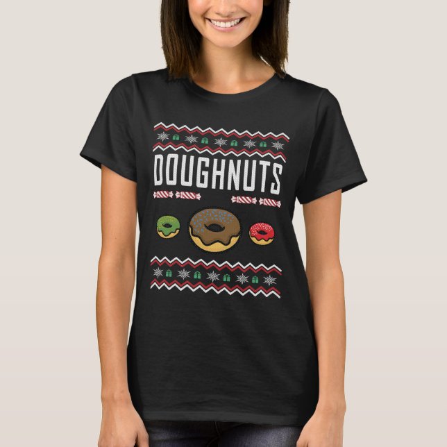 Doughnuts Ugly Christmas Sweater (Front)