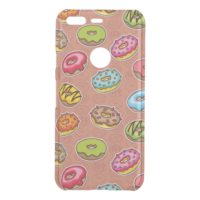 doughnuts uncommon google pixel case (Back)
