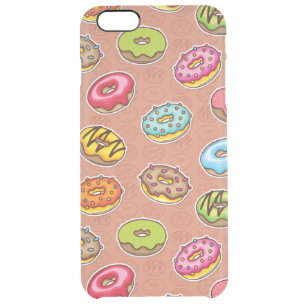 Doughnuts clear iPhone 6 plus case