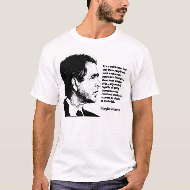 Douglas Adams T-Shirt (Front)