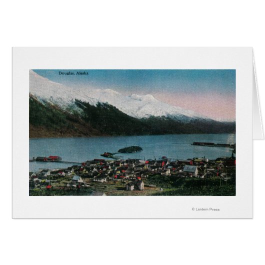 Douglas, Alaska Town ViewDouglas, AK Cards (Front Horizontal)