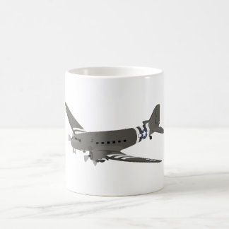 Douglas C-47 Skytrain WW2 Transport Airplane Coffee Mug