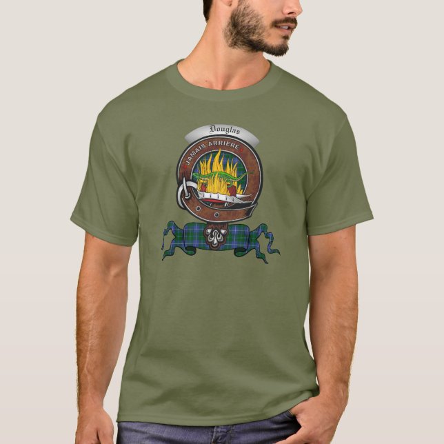 Douglas Clan Badge Adult T-Shirt (Front)