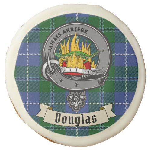 Douglas Clan Badge  Tartan Sugar Cookie