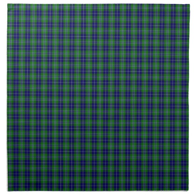 Douglas Clan Family Tartan Napkin (Front)