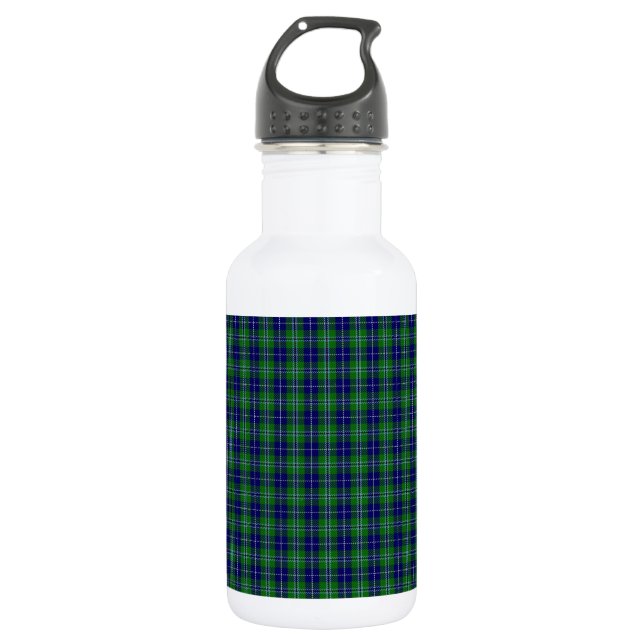 Douglas Clan Family Tartan Water Bottle (Front)