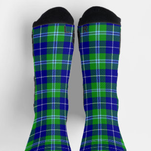 Douglas Clan Tartan Plaid Scottish Pattern Socks