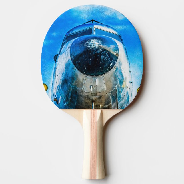 Douglas DC-3 Aircraft Ping Pong Paddle (Back)