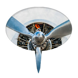Douglas DC-3 Aircraft. Propeller Cake Topper