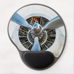 Douglas DC-3 Aircraft. Propeller Gel Mouse Pad