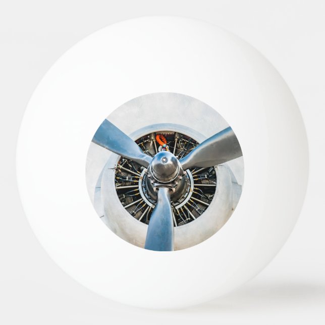 Douglas DC-3 Aircraft. Propeller Ping-Pong Ball (Front)