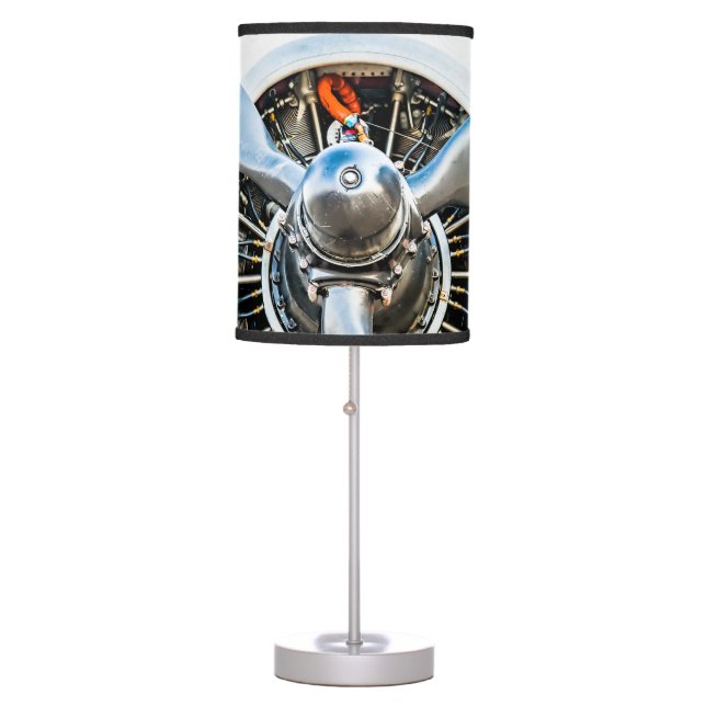 Douglas DC-3 Aircraft. Propeller Table Lamp (Front)