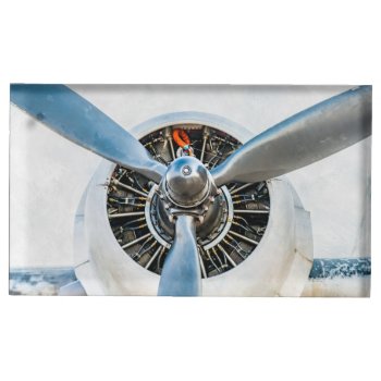 Douglas Dc-3 Aircraft. Propeller Table Number Holder by DigitalSolutions2u at Zazzle