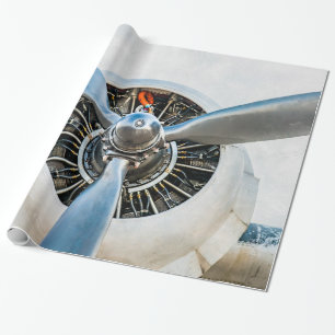 Douglas DC-3 Aircraft. Propeller Wrapping Paper