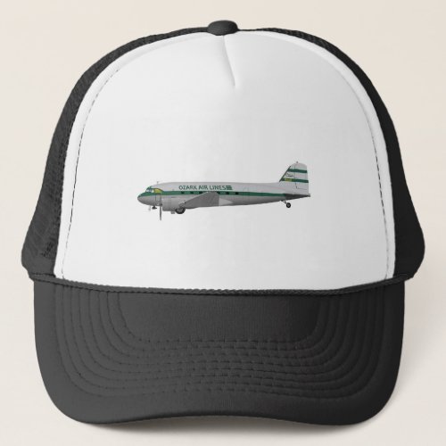 Douglas DC_3 Ozark Airlines Trucker Hat