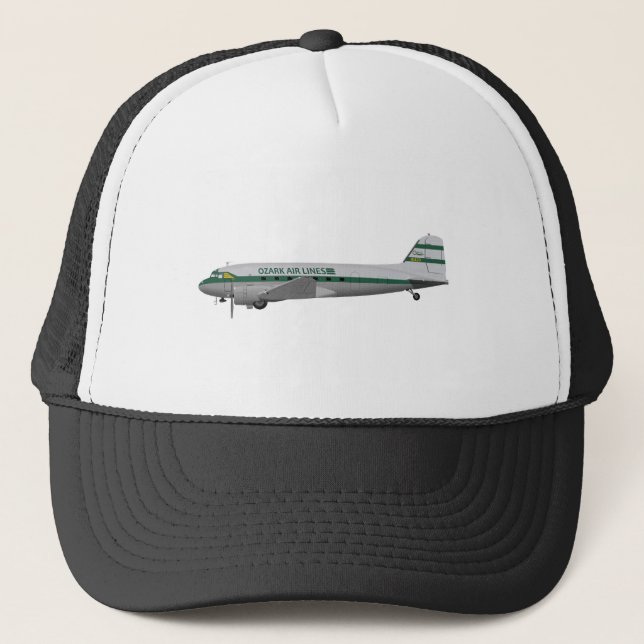 Douglas DC-3 Ozark Airlines Trucker Hat (Front)