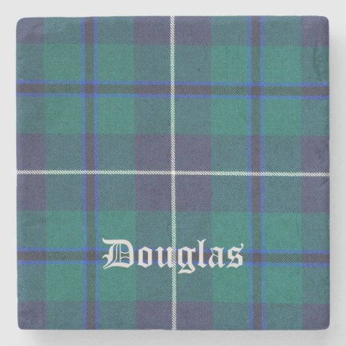 Douglas Douglas Scottish Tartan Douglas Clan Stone Coaster