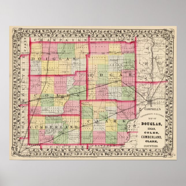 Douglas, Edgar, Coles, Cumberland, Clark counties Poster (Front)