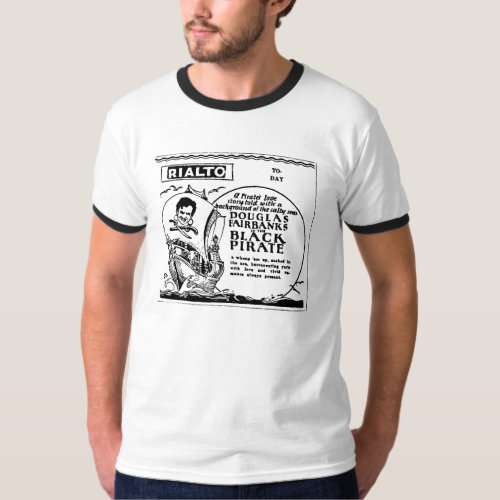 Douglas Fairbanks BLACK PIRATE 1928 T_Shirt