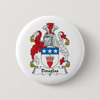 Douglas Family Crest Pinback Button