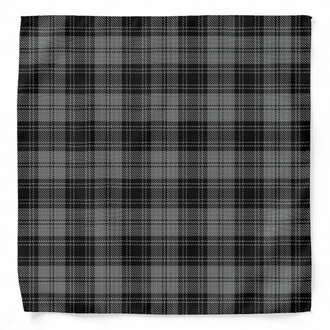 Douglas gray Tartan Bandana (Front)