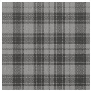 Grey Plaid Fabric