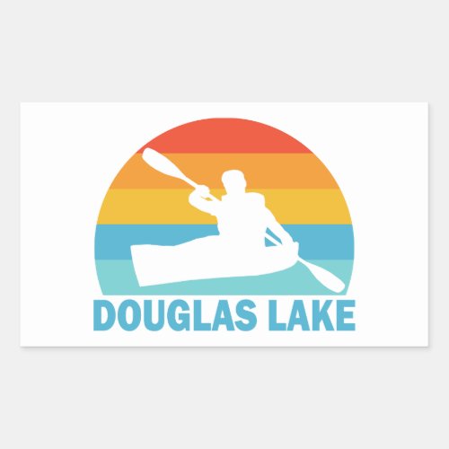 Douglas Lake Tennessee Kayak Rectangular Sticker